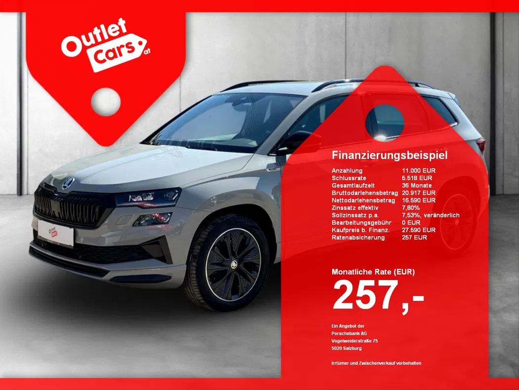 Bild eines Skoda Karoq 2.0 TDI 4x4 Sportline
