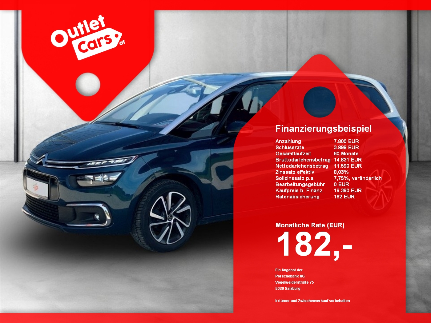 Bild eines Citroen Grand C4 Picasso/Spacetourer 1.5 BlueHDi