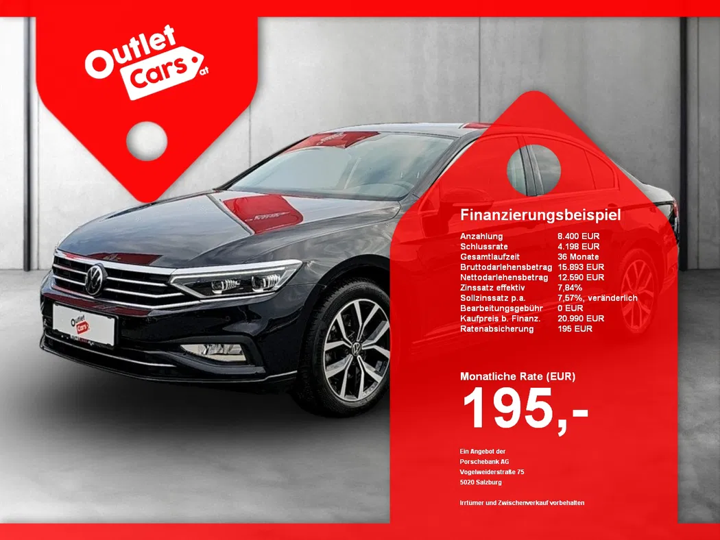 Bild eines VW Passat 2.0 TDI Business DSG