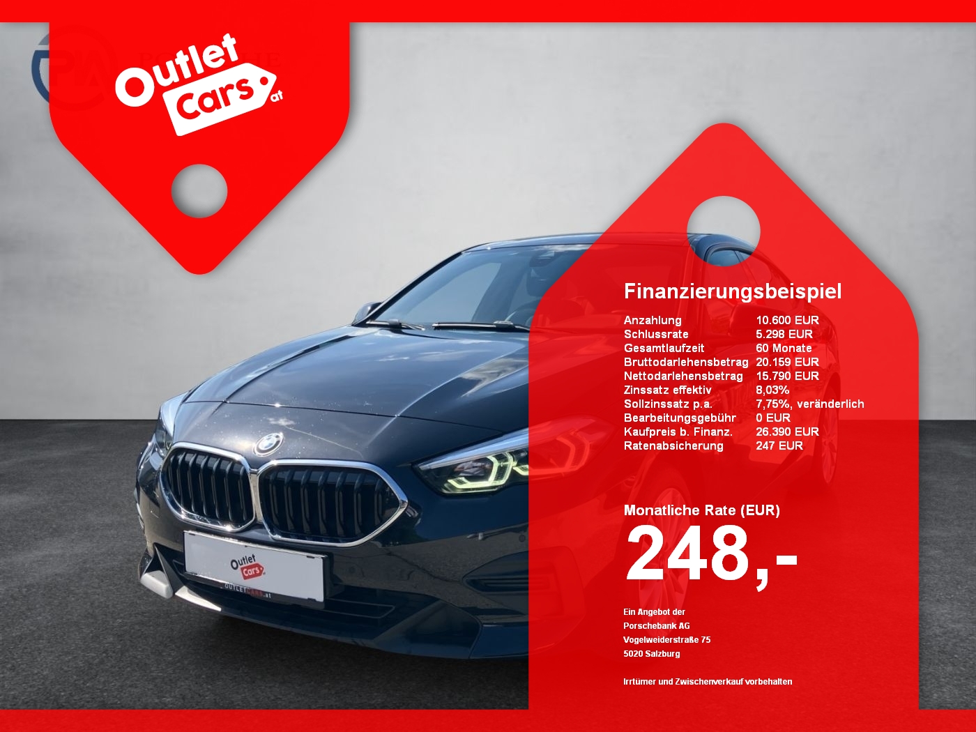 Bild eines BMW 218d Gran Coupe Advantage