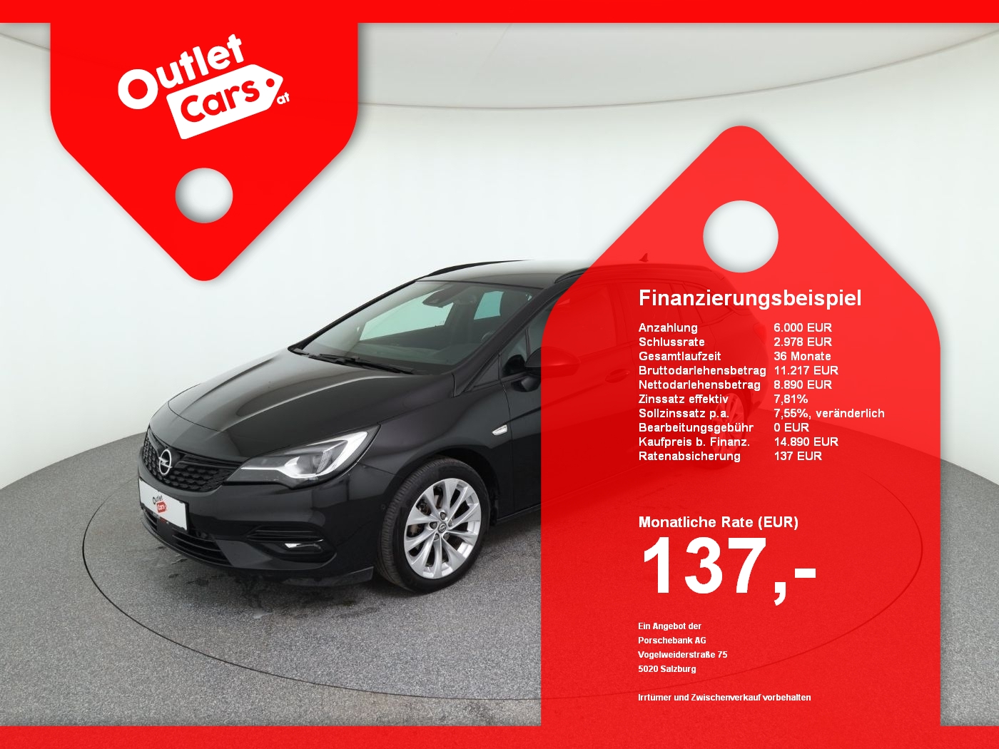 Bild eines Opel Astra K Sports Tourer 1.4 Turbo (fl) Ultimate