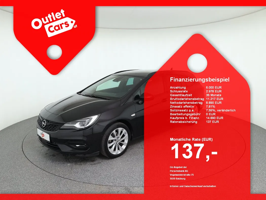 Bild eines Opel Astra K Sports Tourer 1.4 Turbo (fl) Ultimate