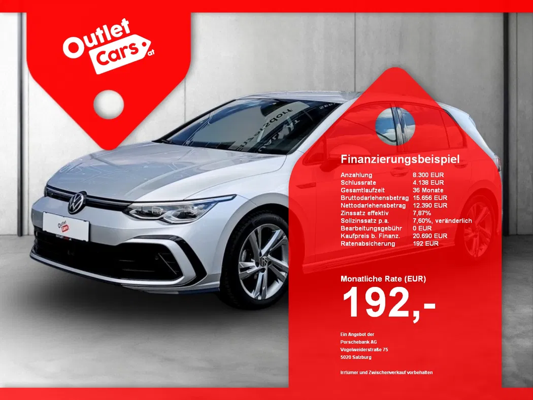 Bild eines VW Golf VIII 1.5 eTSI DSG R-Line