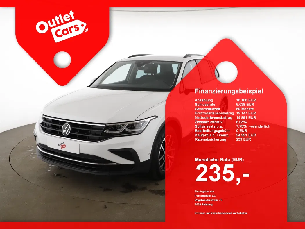 Bild eines VW Tiguan 2.0 TDI BMT Life