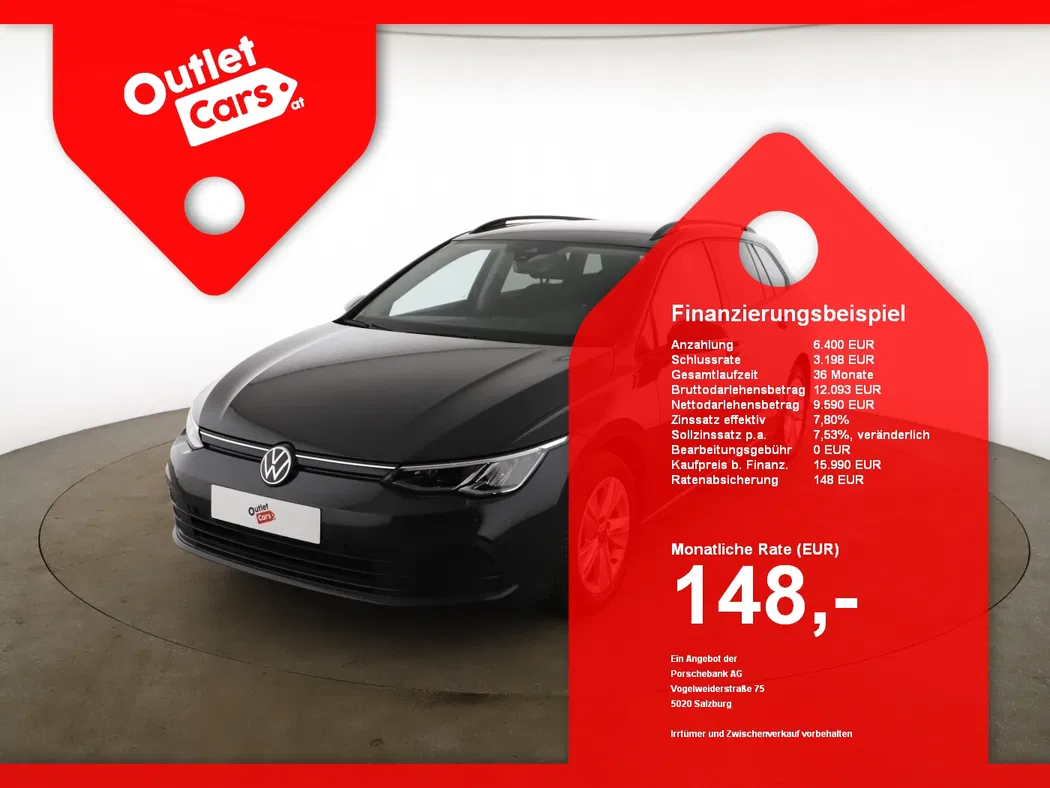 Bild eines VW Golf VIII Var. 2.0TDI Life DSG