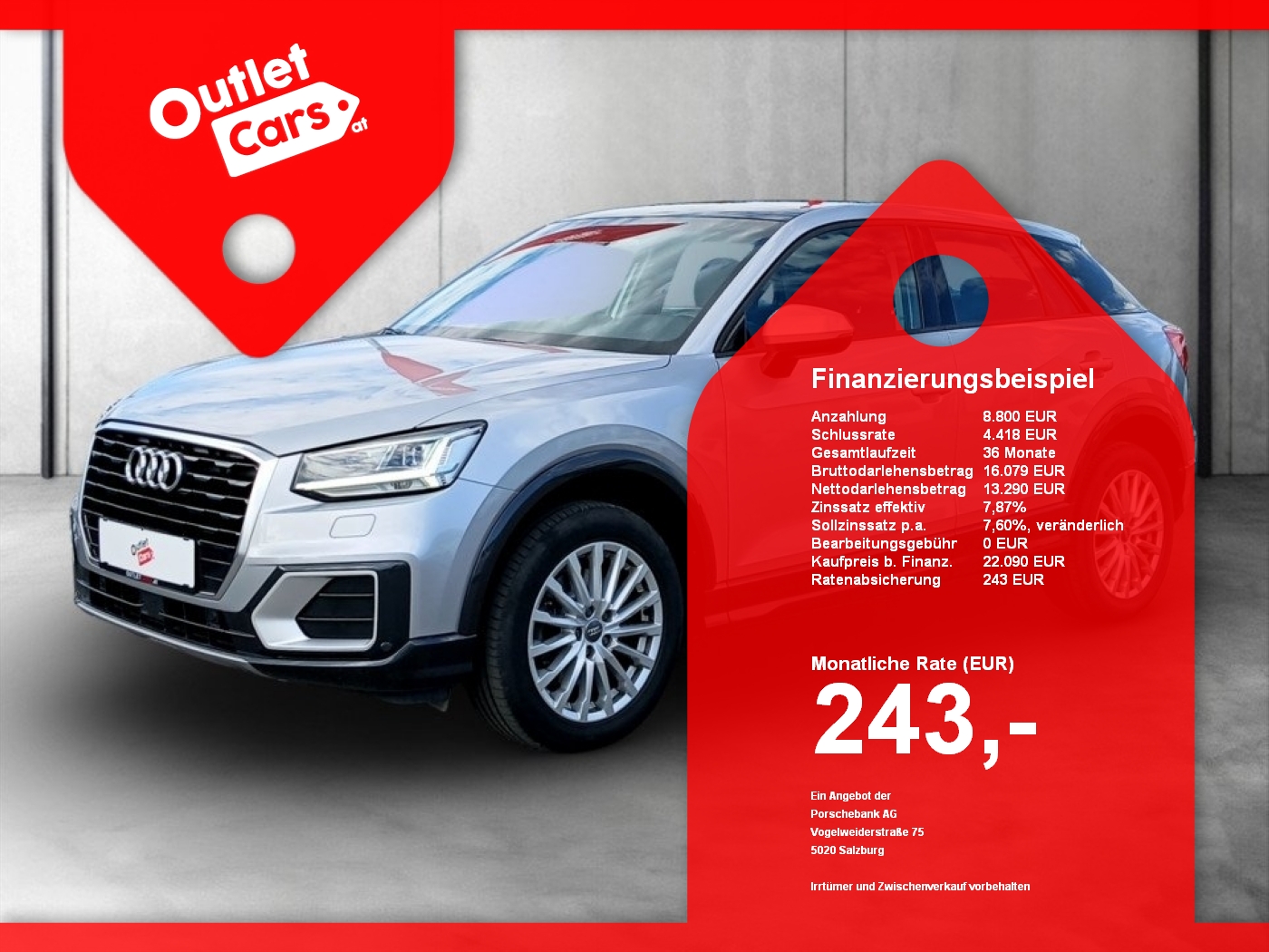 Bild eines Audi Q2 30 TFSI design Aut.