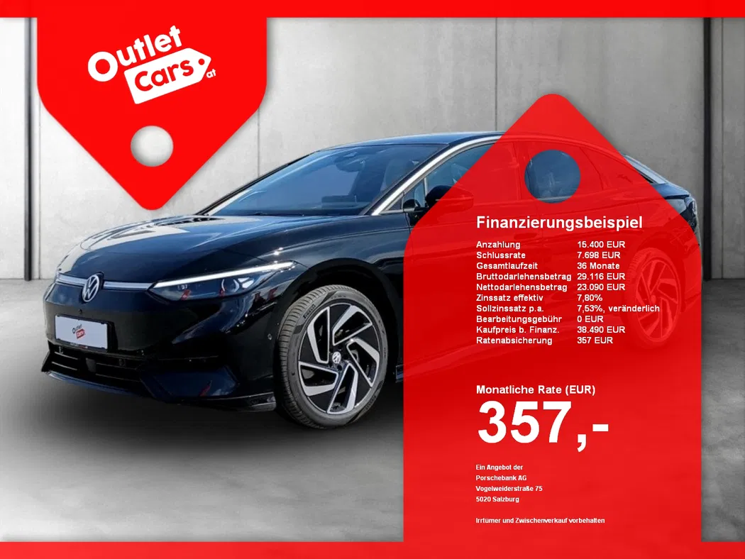 Bild eines VW ID.7 Pro 210KW