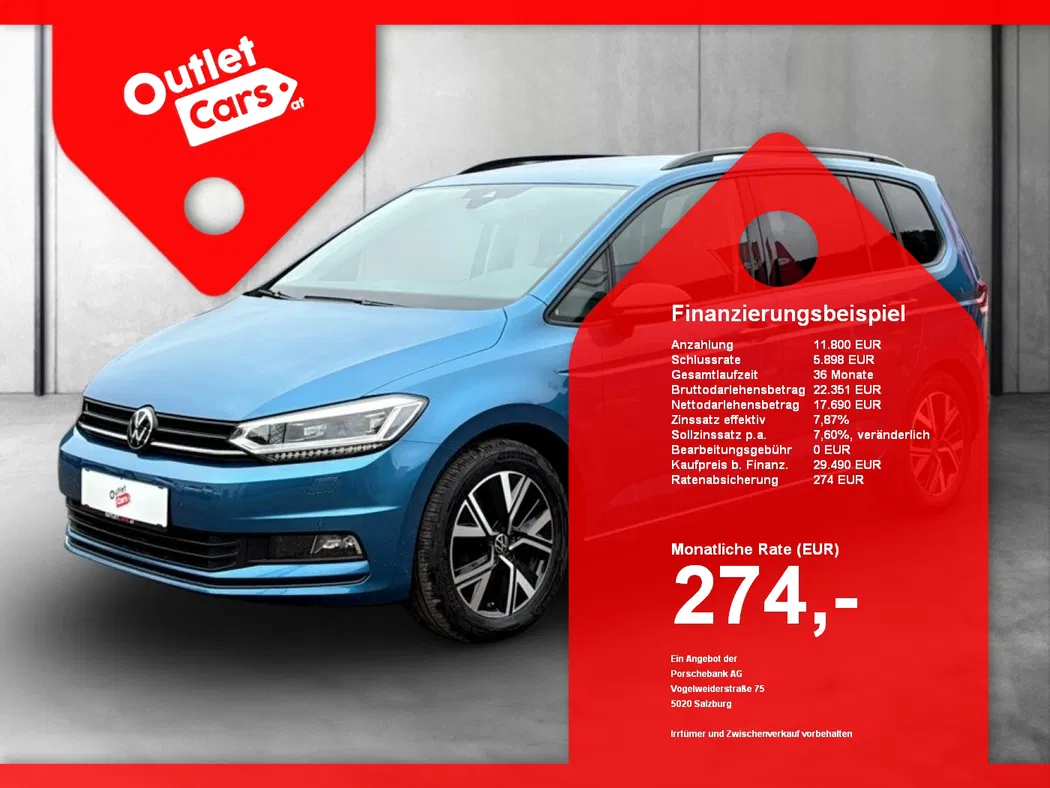 Bild eines VW Touran 2.0 TDI Highline DSG