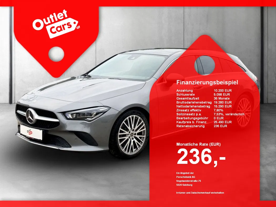 Bild eines Mercedes-Benz CLA 180d SB Progr. Aut.