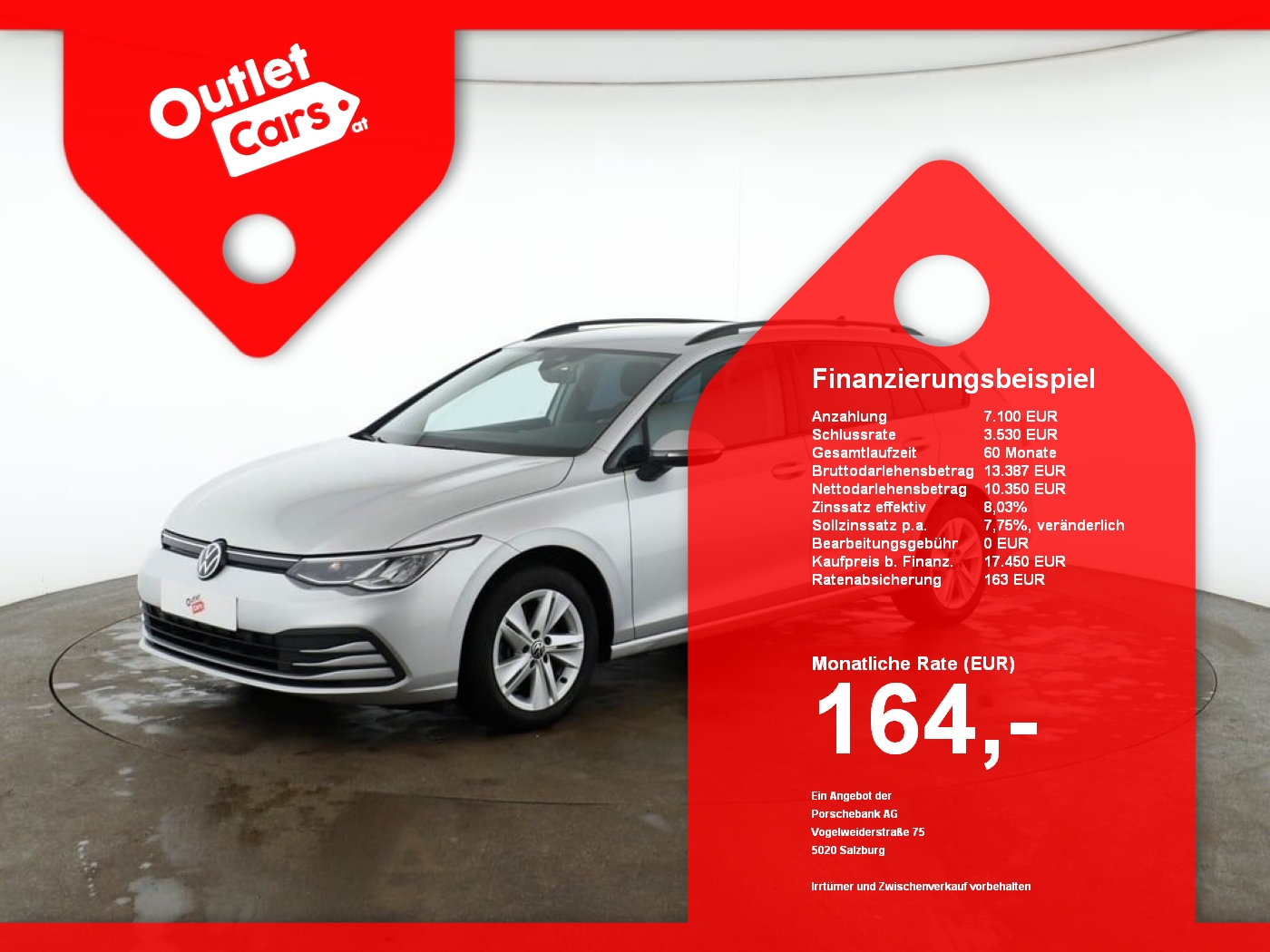 Bild eines VW Golf VIII Variant 2.0 TDI Life