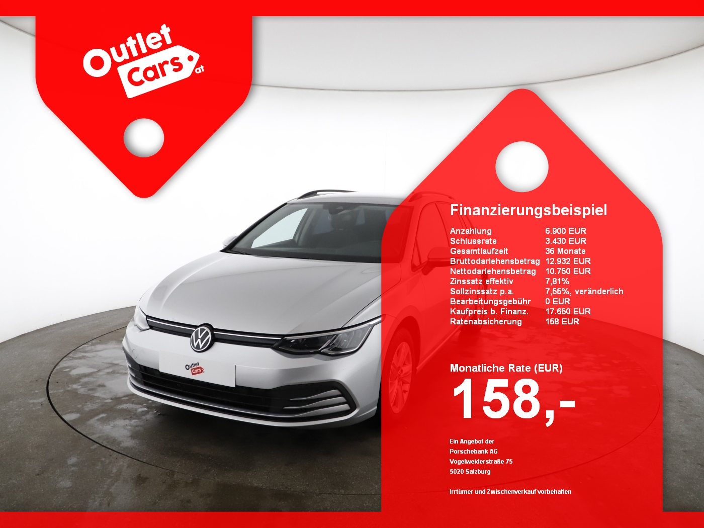 Bild eines VW Golf VIII Variant 2.0 TDI Life