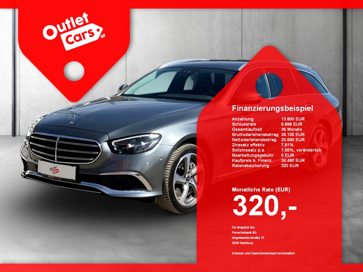 Bild eines Mercedes-Benz E 300 de 4Matic Exclusive