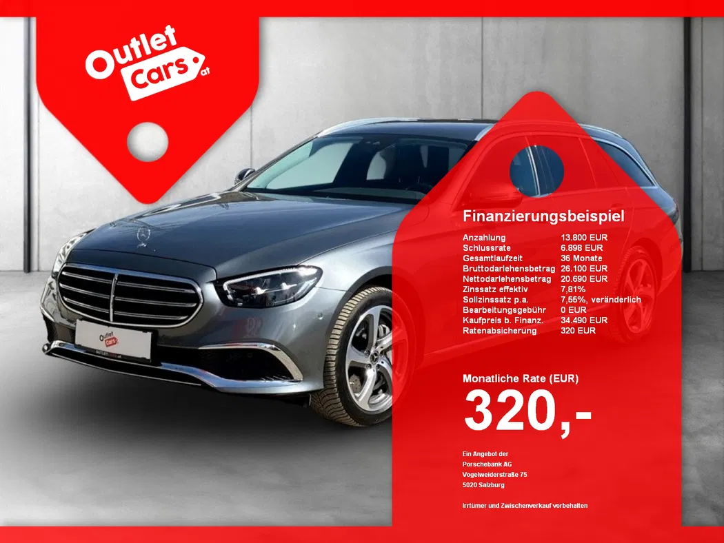 Bild eines Mercedes-Benz E 300 de 4Matic Exclusive