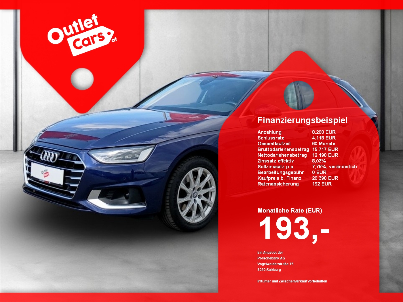 Bild eines Audi A4 Avant 35 TDI advanced Aut.