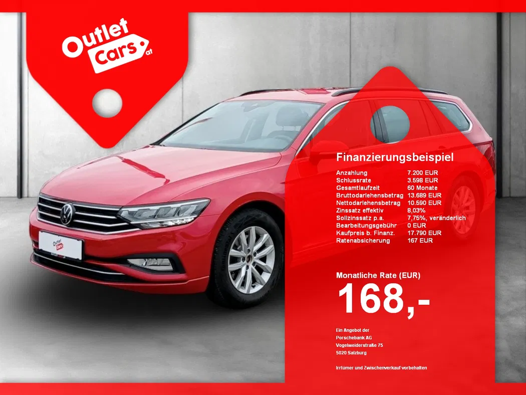 Bild eines VW Passat Variant 2.0 TDI DSG Business