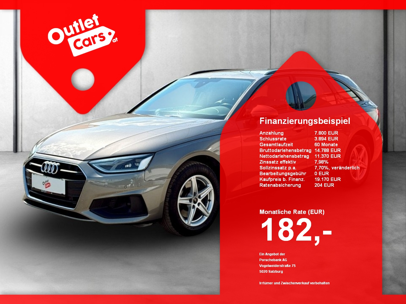 Bild eines Audi A4 Avant 35 2.0 TDI