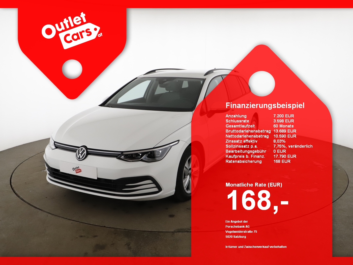 Bild eines VW Golf VIII Variant 2.0 TDI Life
