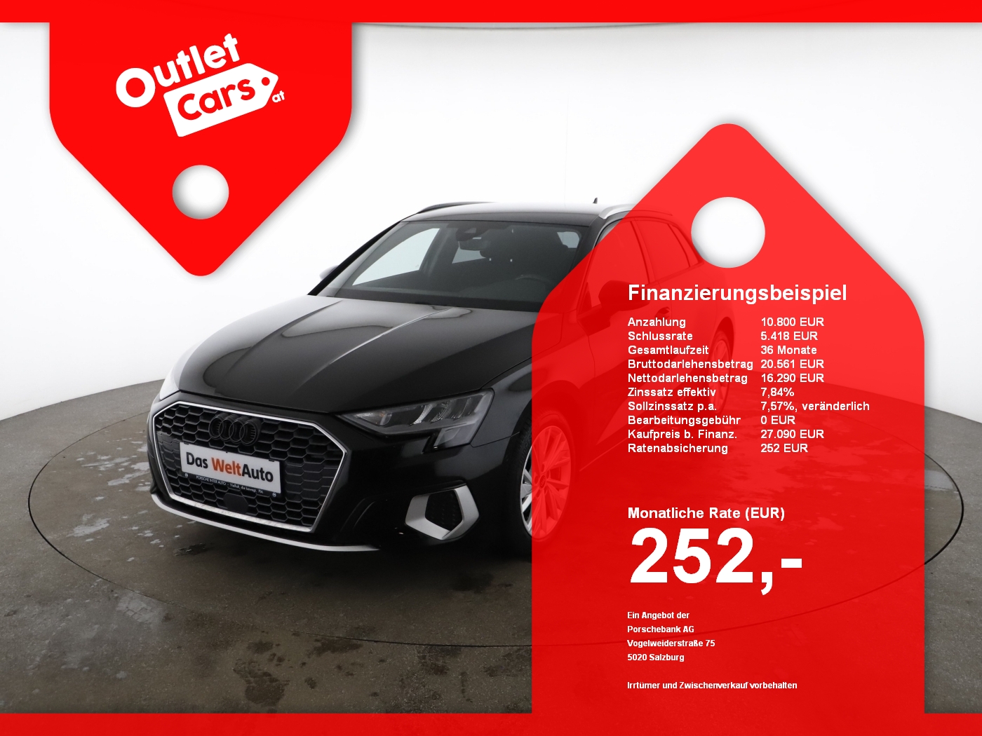 Bild eines Audi A3 SB 35 TDI advanced Aut.