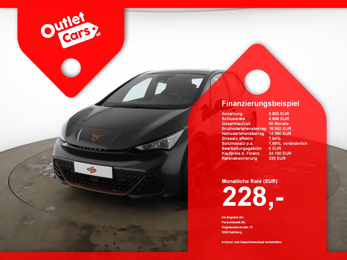 Bild eines Cupra Born 170kWh