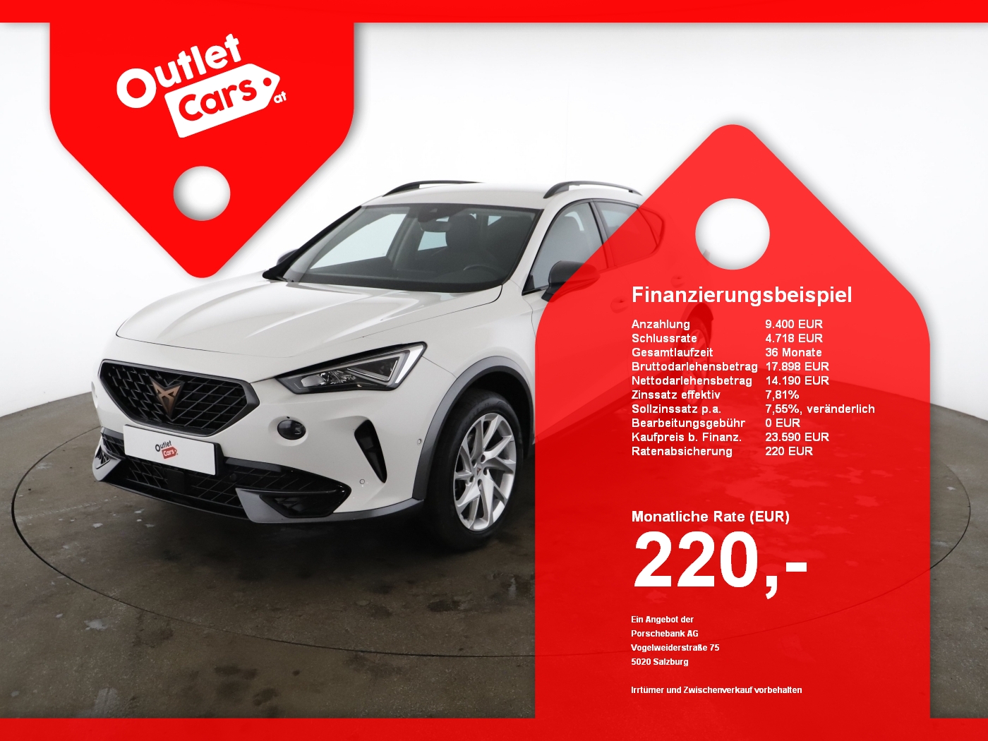 Bild eines Cupra Formentor 2.0 TDI 4Drive