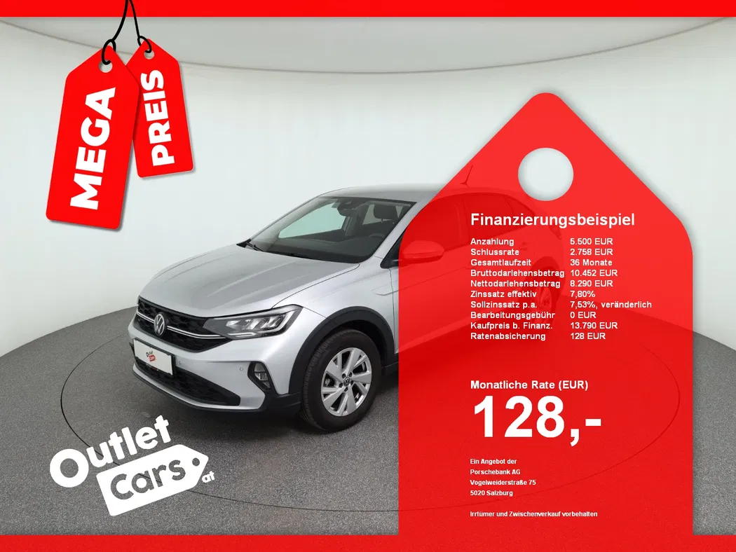 Bild eines VW Taigo 1.0 TSI 4Me