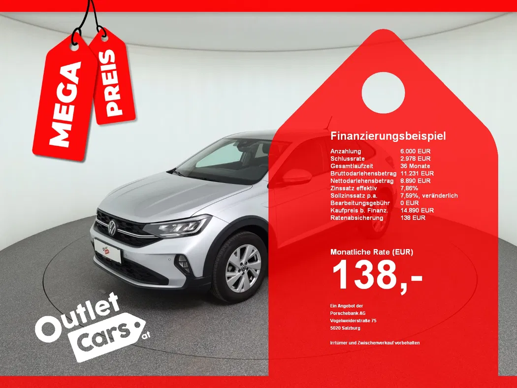 Bild eines VW Taigo 1.0 TSI 4Me