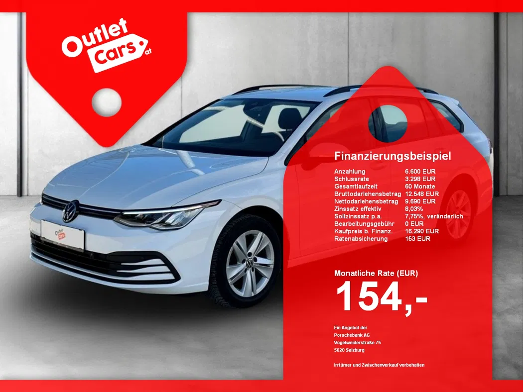 Bild eines VW Golf VIII Var. 2.0 TDI Life DSG