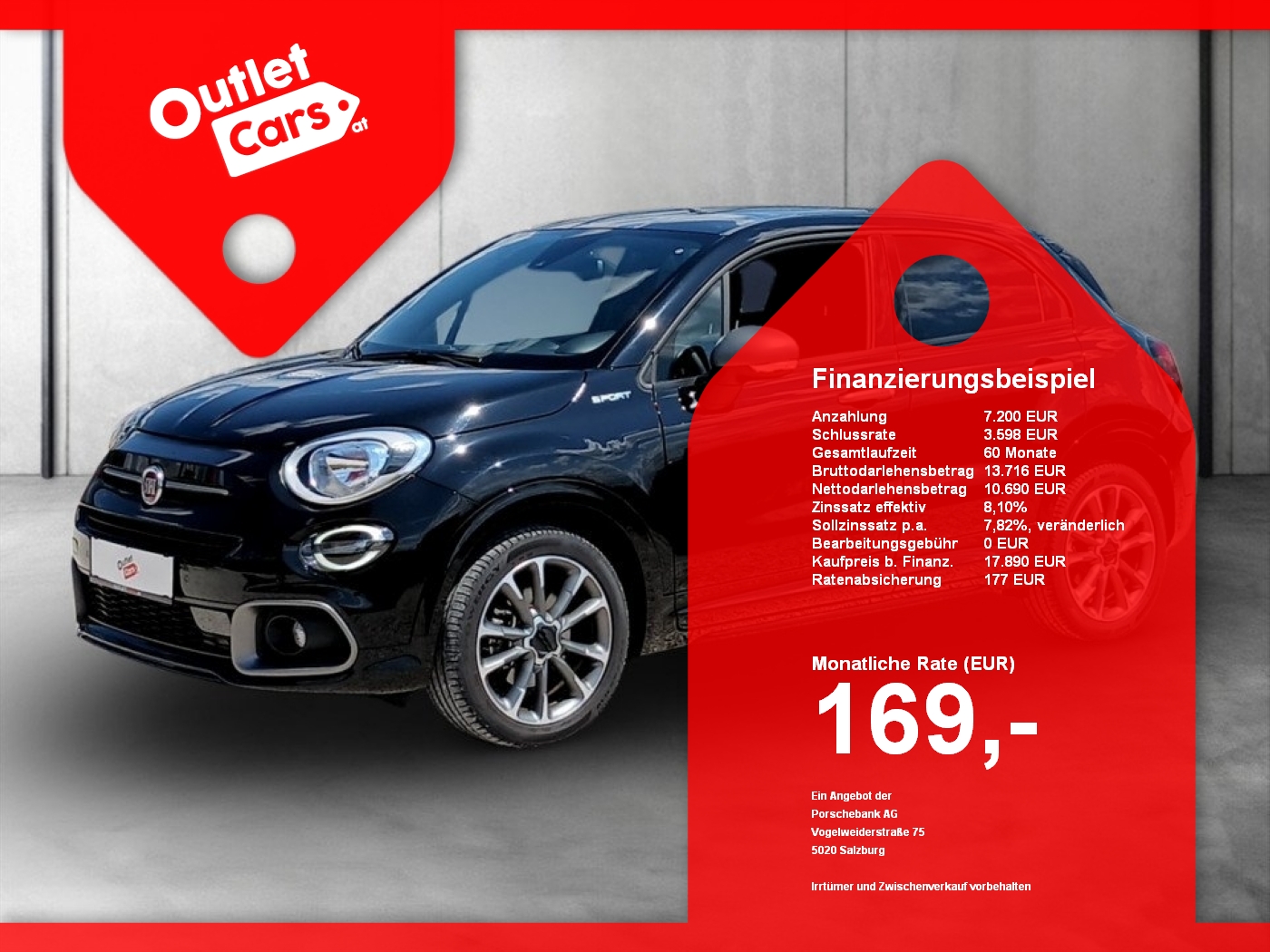 Bild eines Fiat 500X 1.3 GSE Sport
