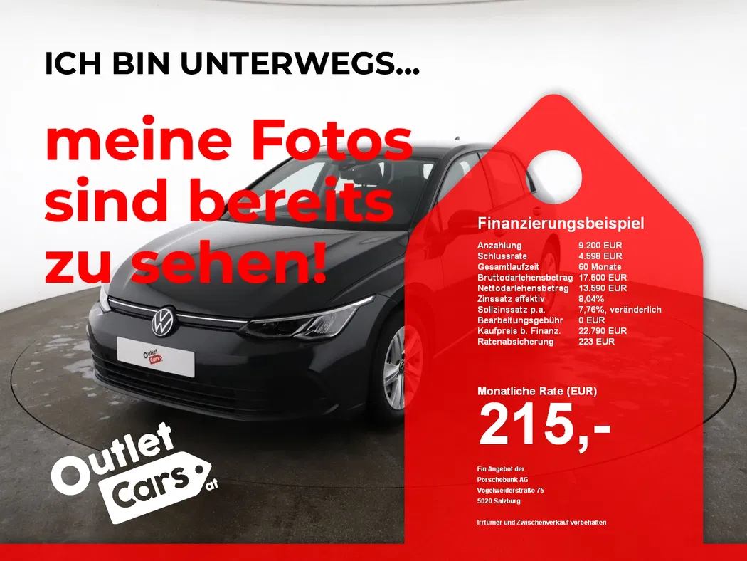 Bild eines VW Golf VIII 2.0 TDI *BALD VERFÜGBAR*