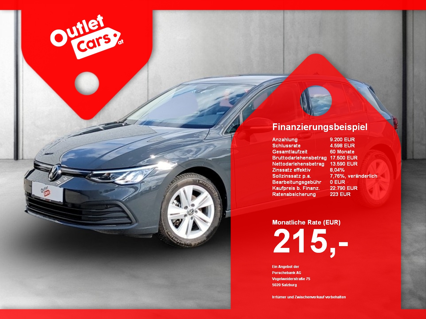 Bild eines VW Golf VIII 2.0 TDI *BALD VERFÜGBAR*