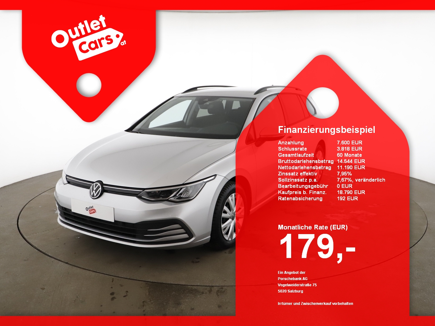 Bild eines VW Golf VIII Variant 2.0 TDI Life