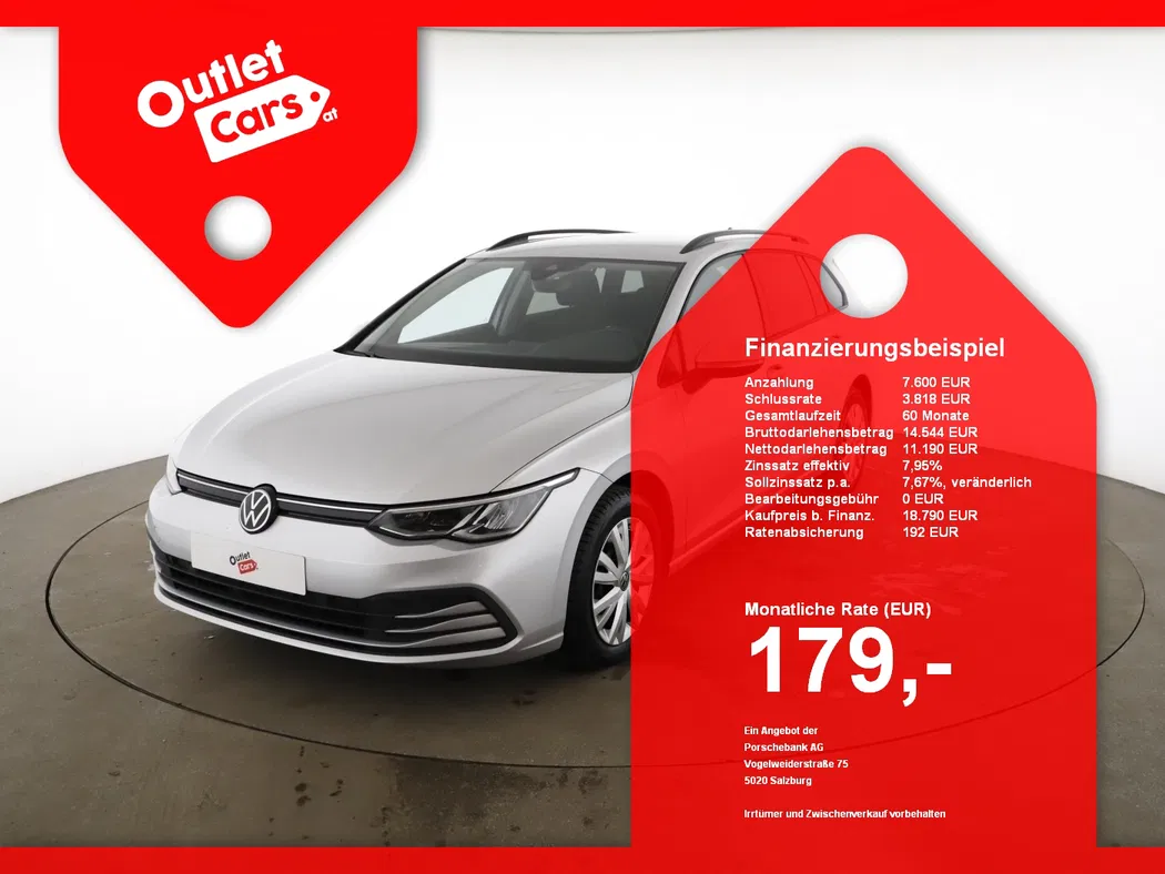 Bild eines VW Golf VIII Variant 2.0 TDI Life