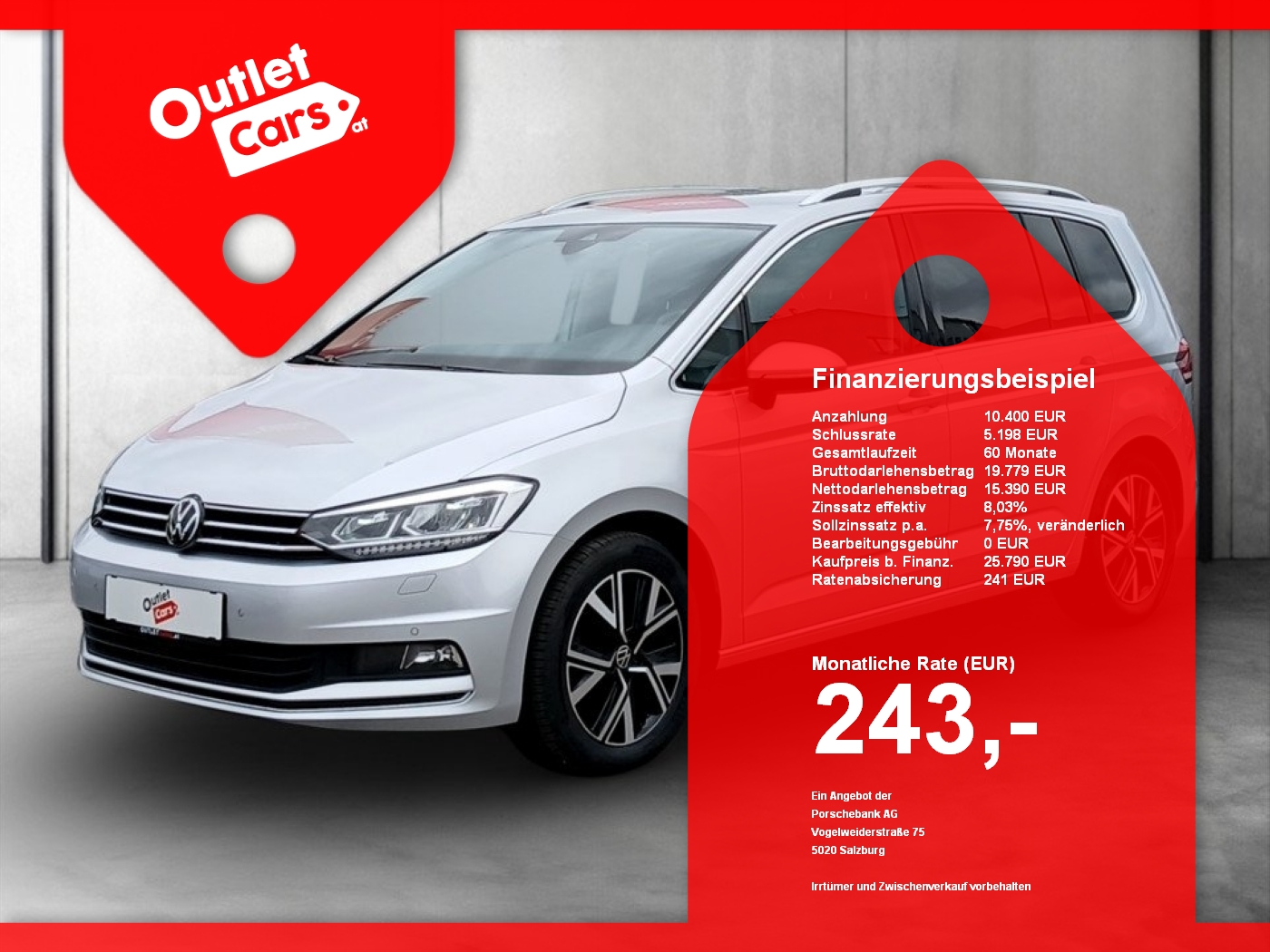Bild eines VW Touran 2.0 TDI DSG Highline