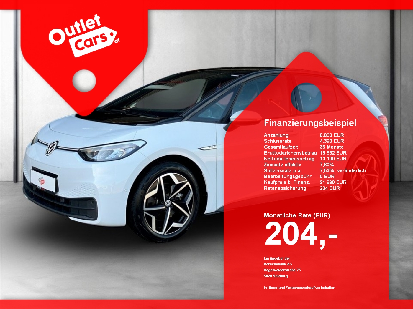 Bild eines VW ID.3 Pro S Wärmepumpe