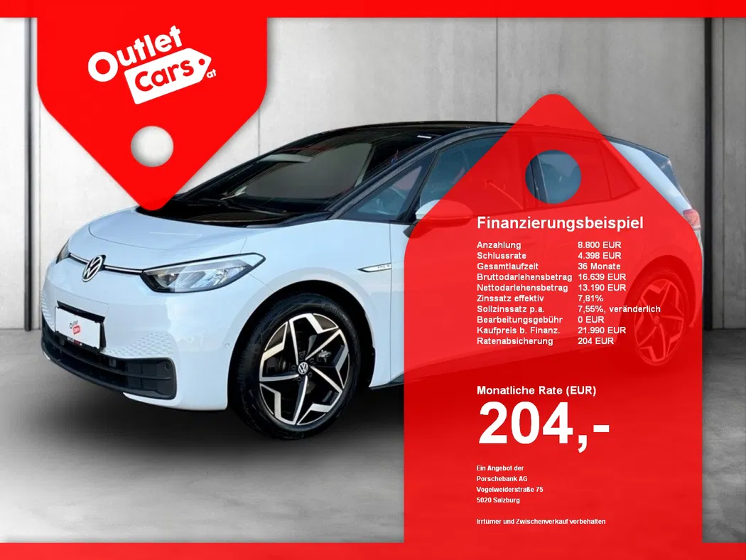 Bild eines VW ID.3 Pro S Wärmepumpe