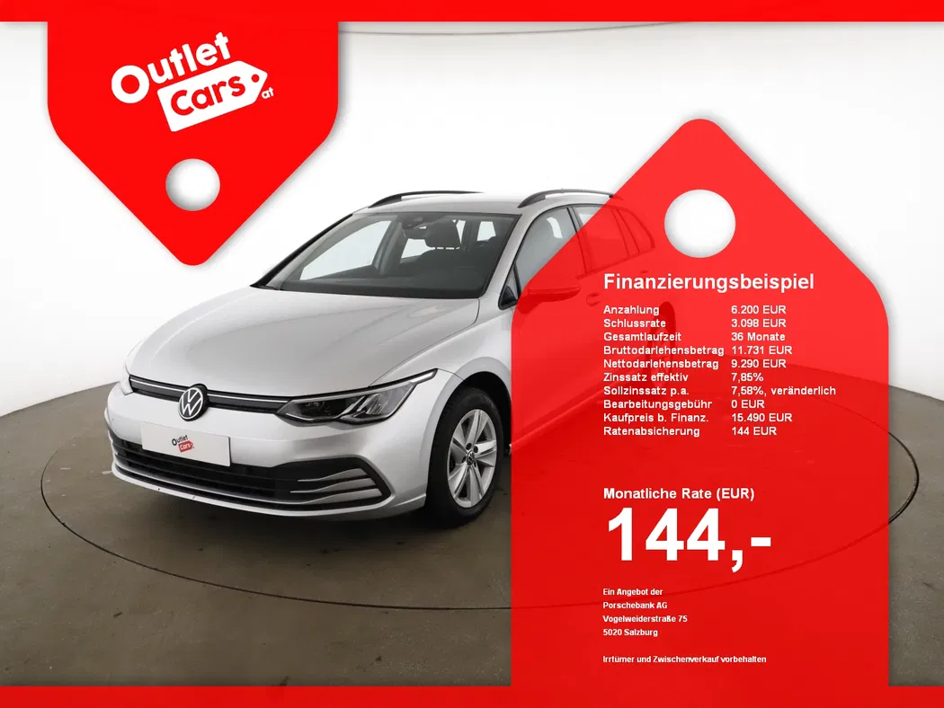 Bild eines VW Golf VIII Variant 2.0 TDI Life