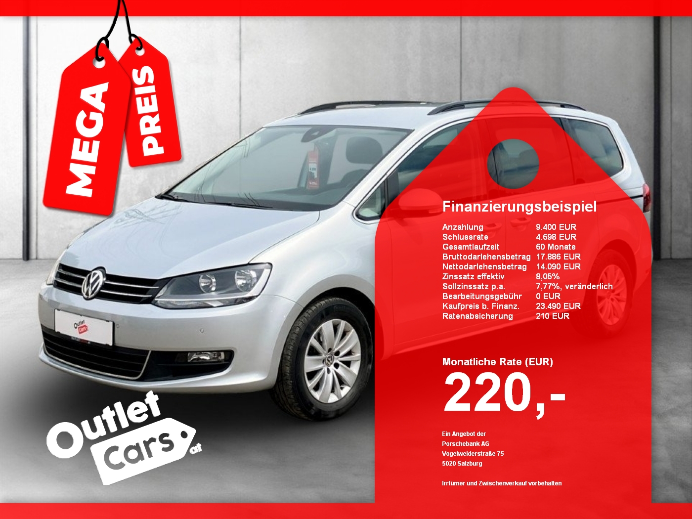Bild eines VW Sharan 2.0 TDI  Comfortline DSG