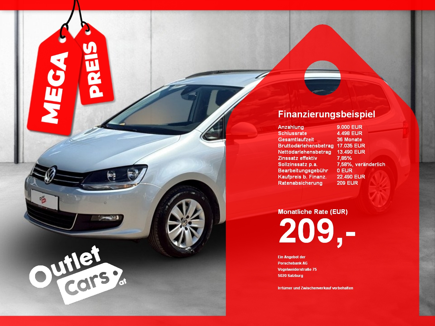 Bild eines VW Sharan 2.0 TDI  Comfortline DSG