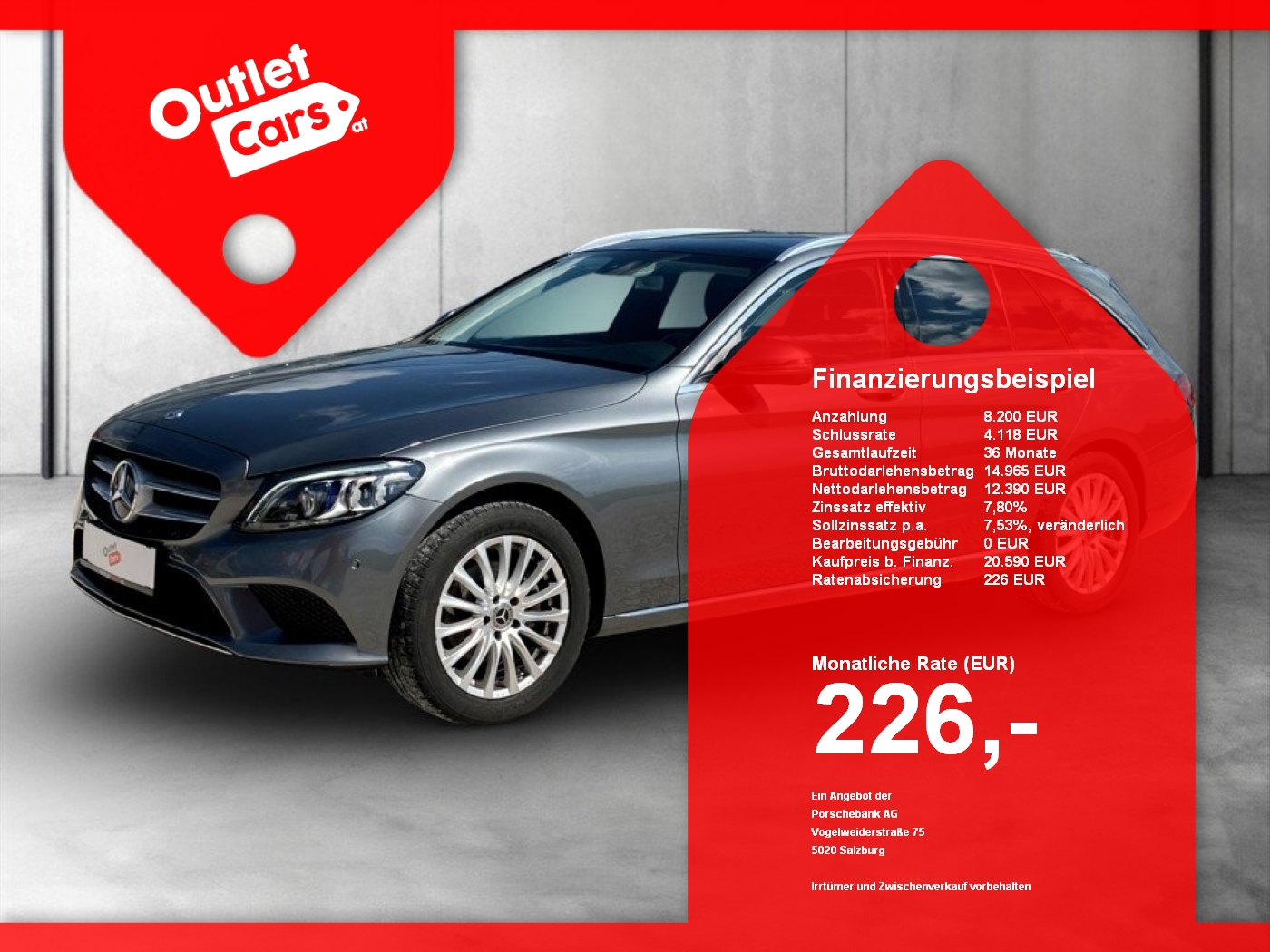 Bild eines Mercedes-Benz C 220 T d 4Matic Avantgarde