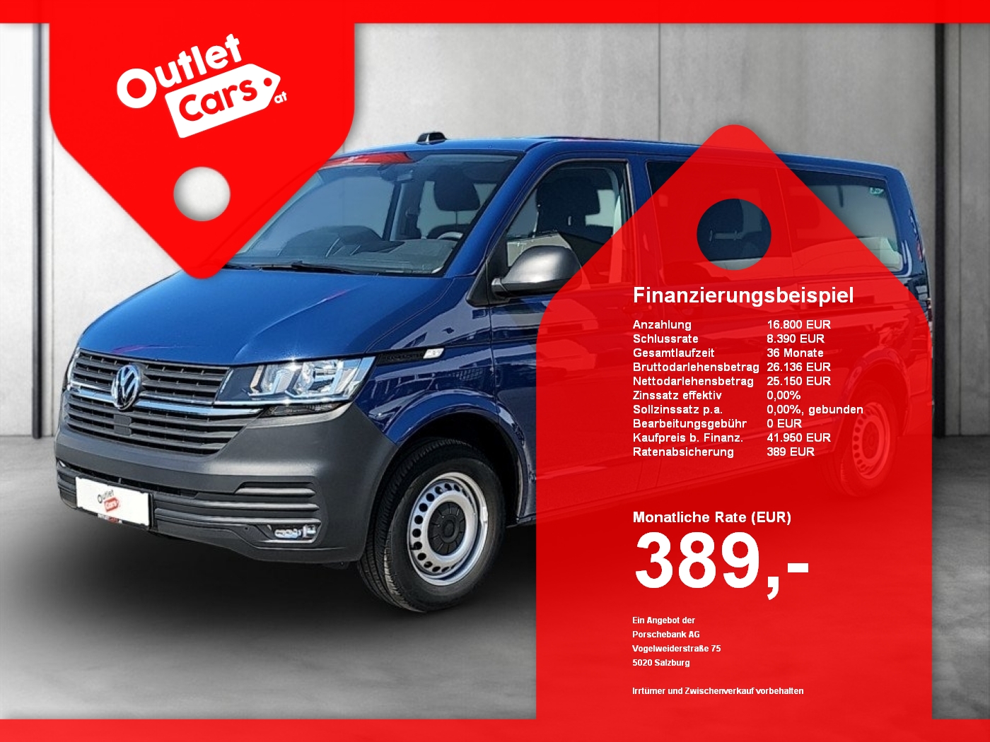 Bild eines VW T6.1 Transporter TDI 4Motion