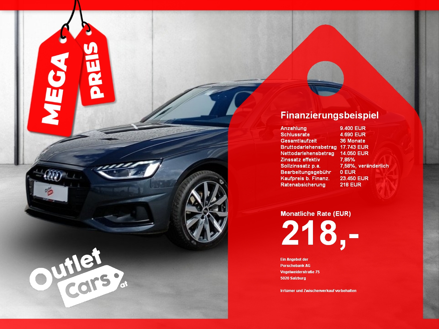 Bild eines Audi A4 40 2.0 TDI quattro advanced