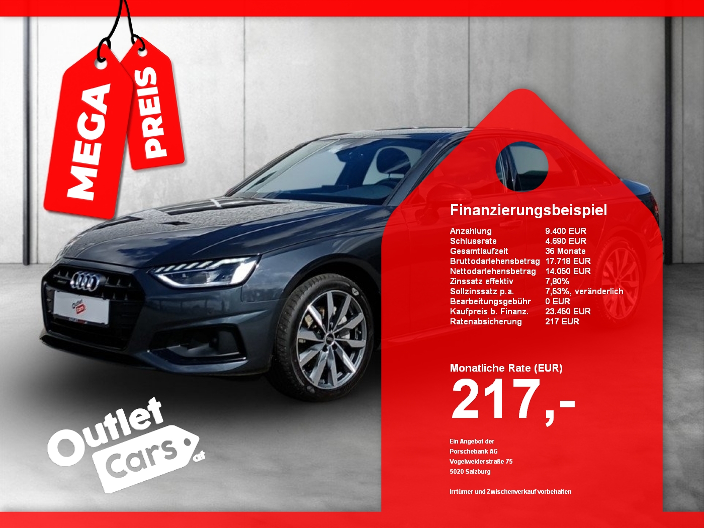 Bild eines Audi A4 40 2.0 TDI quattro advanced