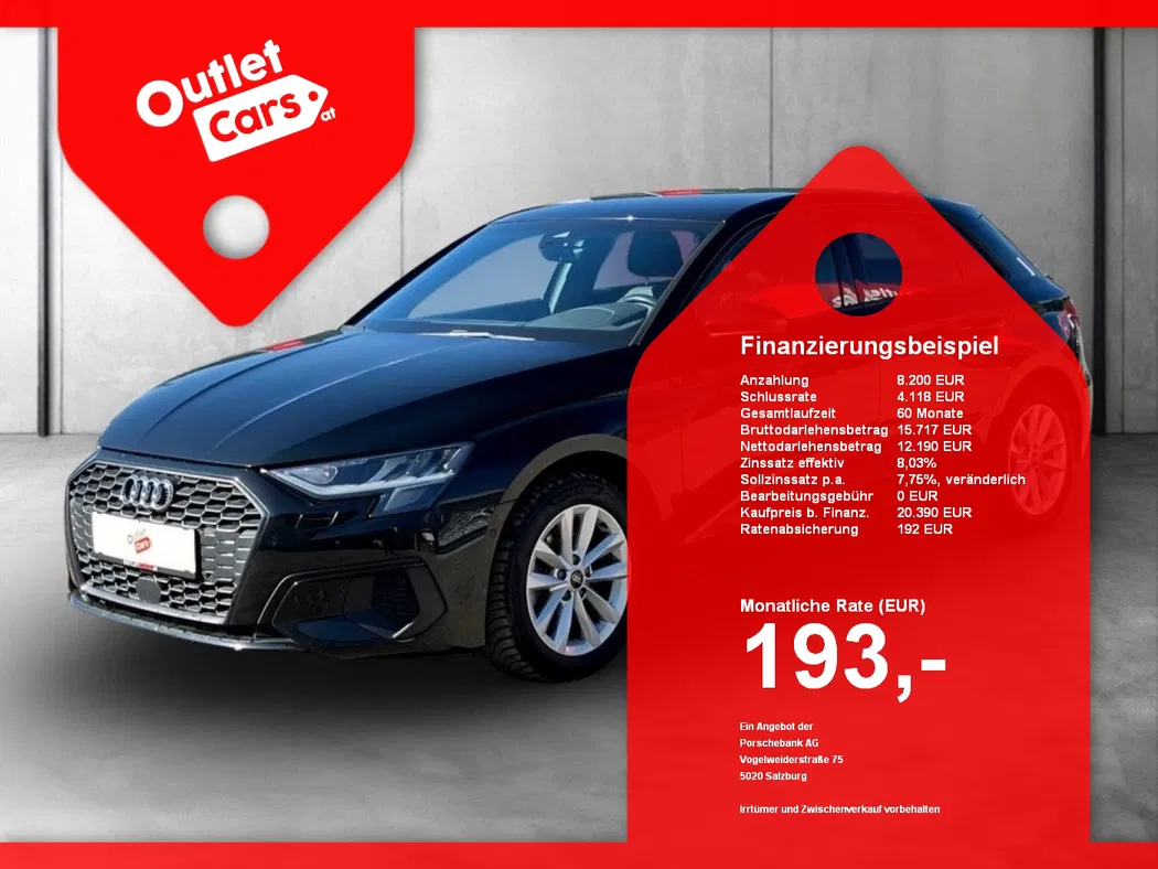 Bild eines Audi A3 SB 1.0 TFSI