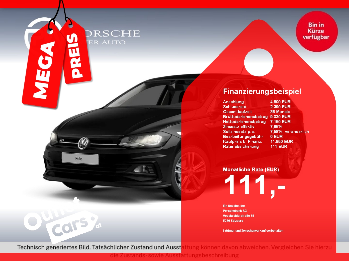 Bild eines VW Polo VI 1.0 TSI Comfortline