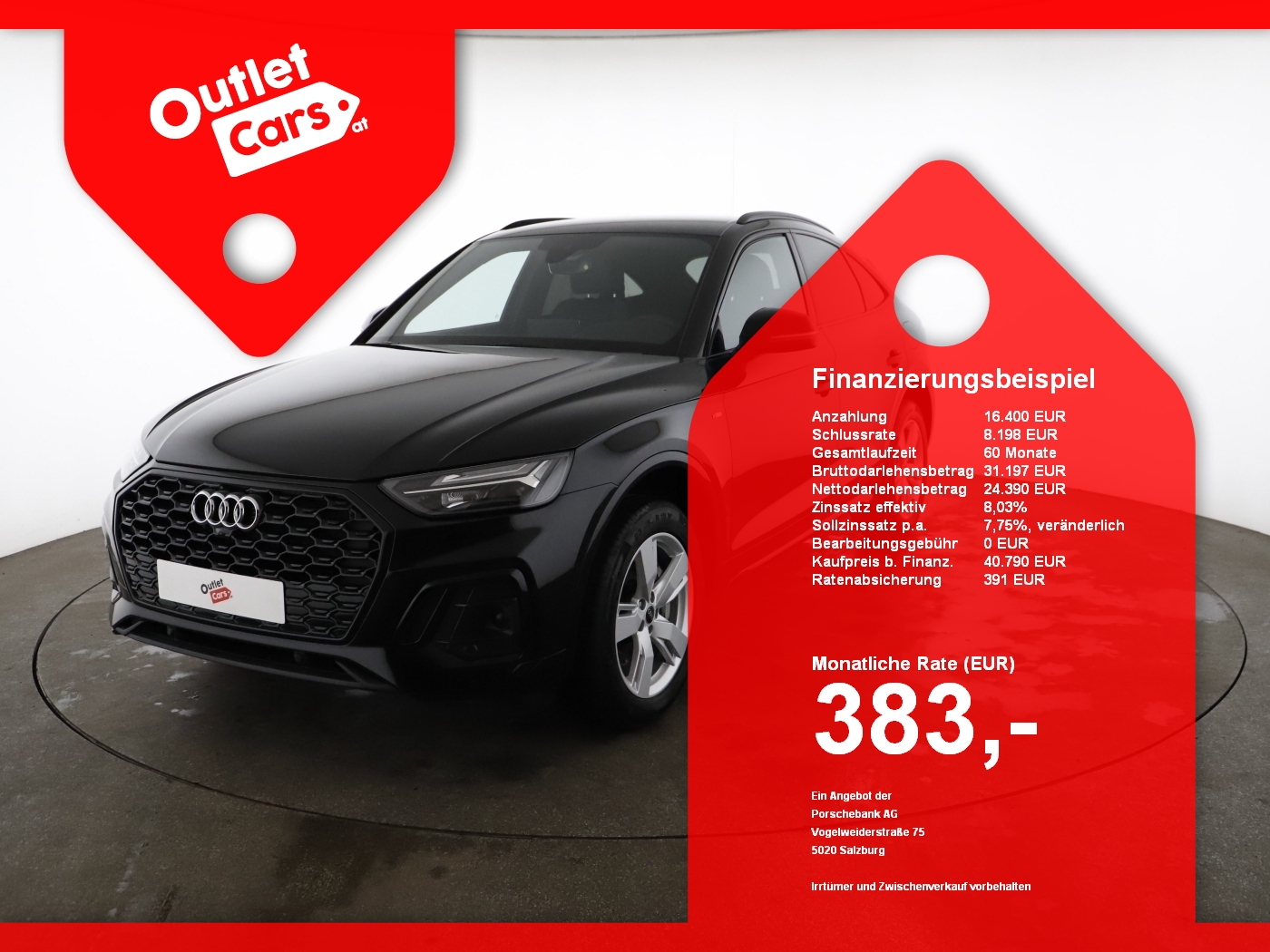 Bild eines Audi Q5 Sportback 55 2.0 TFSI e quattro S-Line