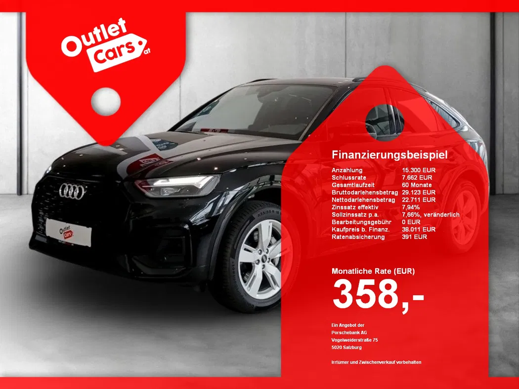 Bild eines Audi Q5 Sportback 55 TFSI e quattro S-Line