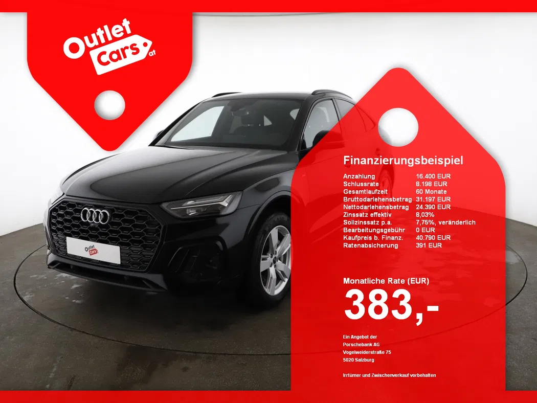Bild eines Audi Q5 Sportback 55 2.0 TFSI e quattro S-Line