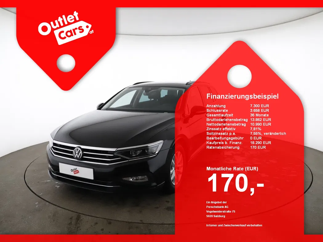 Bild eines VW Passat Variant 2.0 TDI BMT Business
