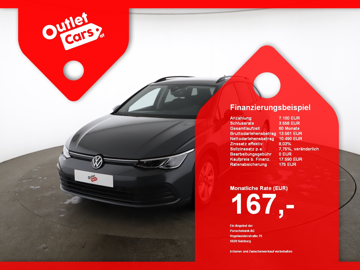 Bild eines VW Golf VIII Variant 2.0 TDI Life