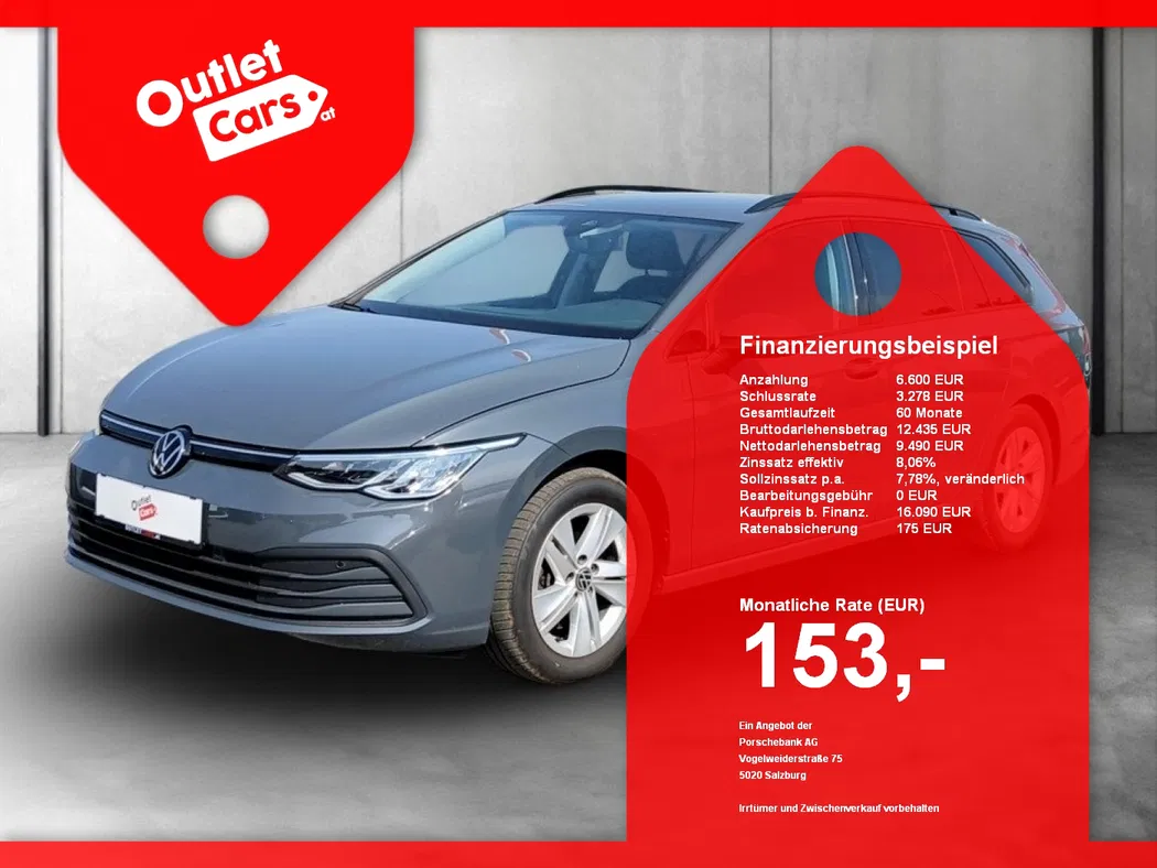 Bild eines VW Golf VIII Var 2.0 TDI DSG Life